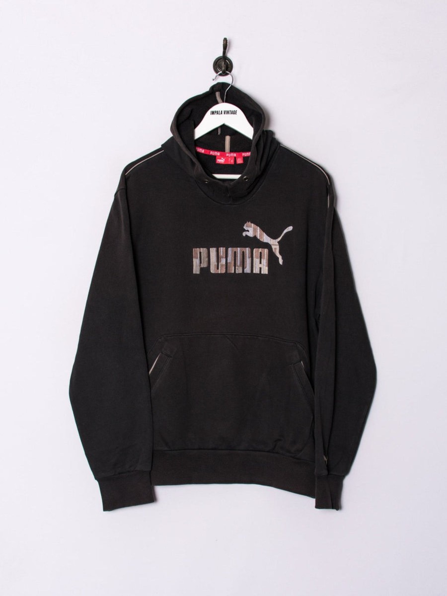 Impalavintage Puma Grey Hoodie Wholesale