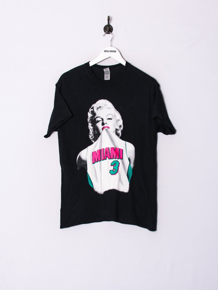 Impalavintage Gildan Miami Retro Cotton Tee Wholesale