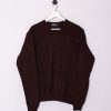 Impalavintage Polo Ralph Laurent Brown Sweater New