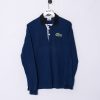 Impalavintage Lacoste Navy Blue Long Sleeves Poloshirt Clearance