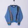 Impalavintage Champion Blue Rework Sweatshirt Wholesale