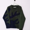 Impalavintage Nike Green & Blue Rework Sweatshirt New