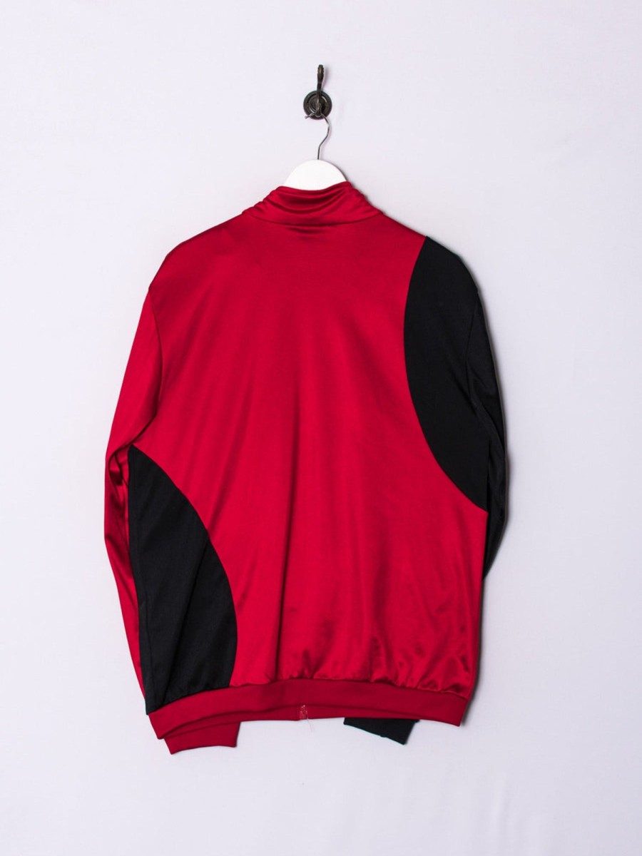 Impalavintage Adidas Red & Black Track Jacket Hot