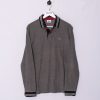 Impalavintage Lacoste Grey & Blue Long Sleeves Poloshirt Best