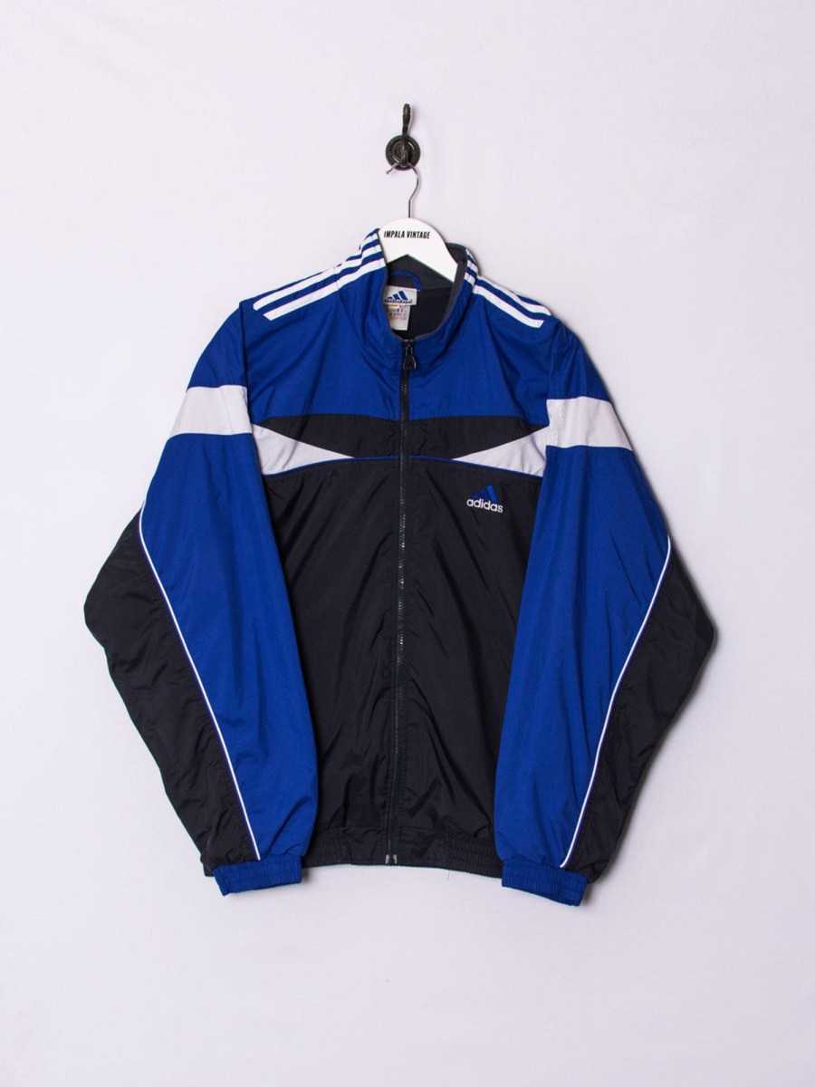 Impalavintage Adidas Black & Blue Tracksuit Best