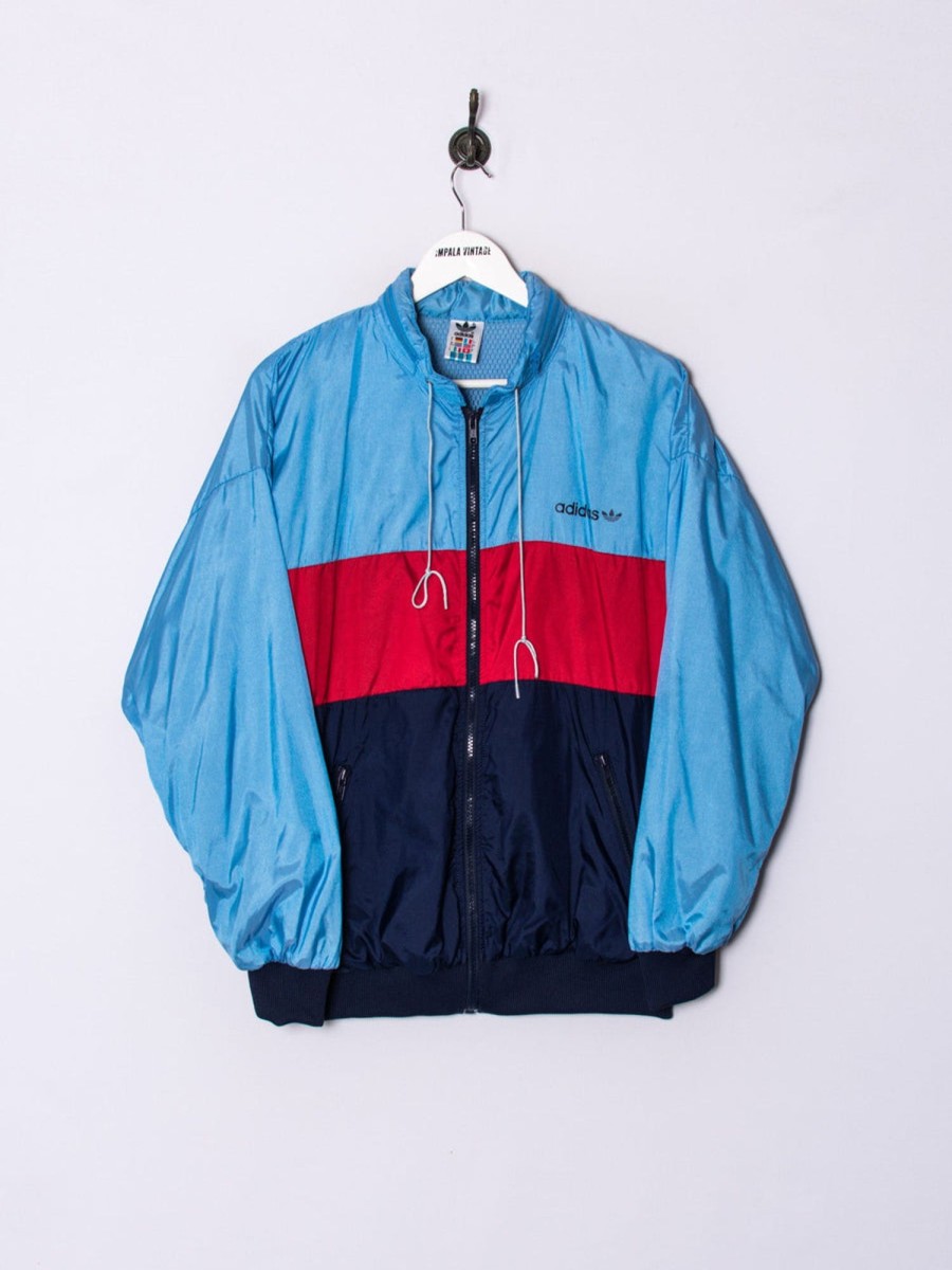 Impalavintage Adidas Originals Blue Ii Jacket New