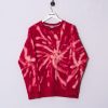 Impalavintage Nike Red Tie Dye Sweatshirt Hot