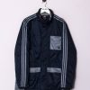 Impalavintage Adidas Navy Blue Long Jacket Clearance