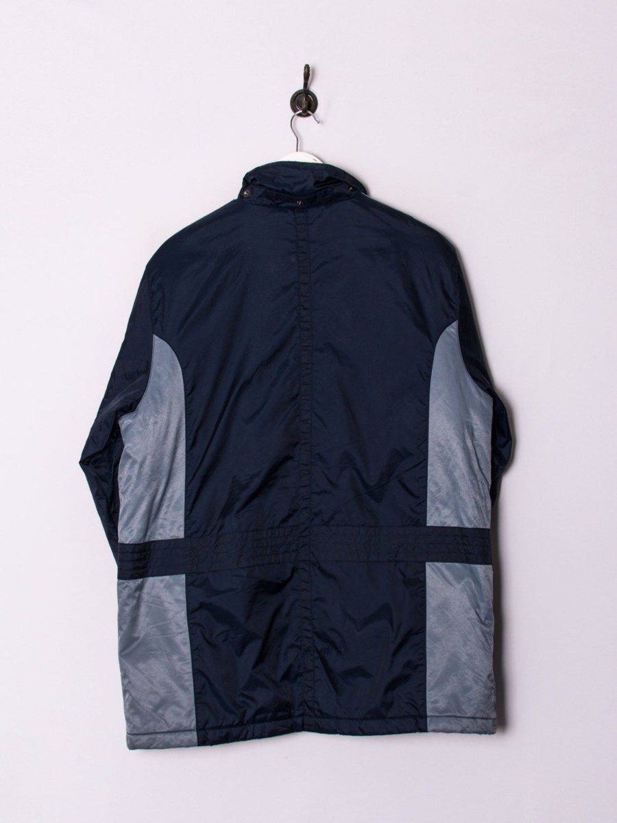 Impalavintage Adidas Navy Blue Long Jacket Clearance