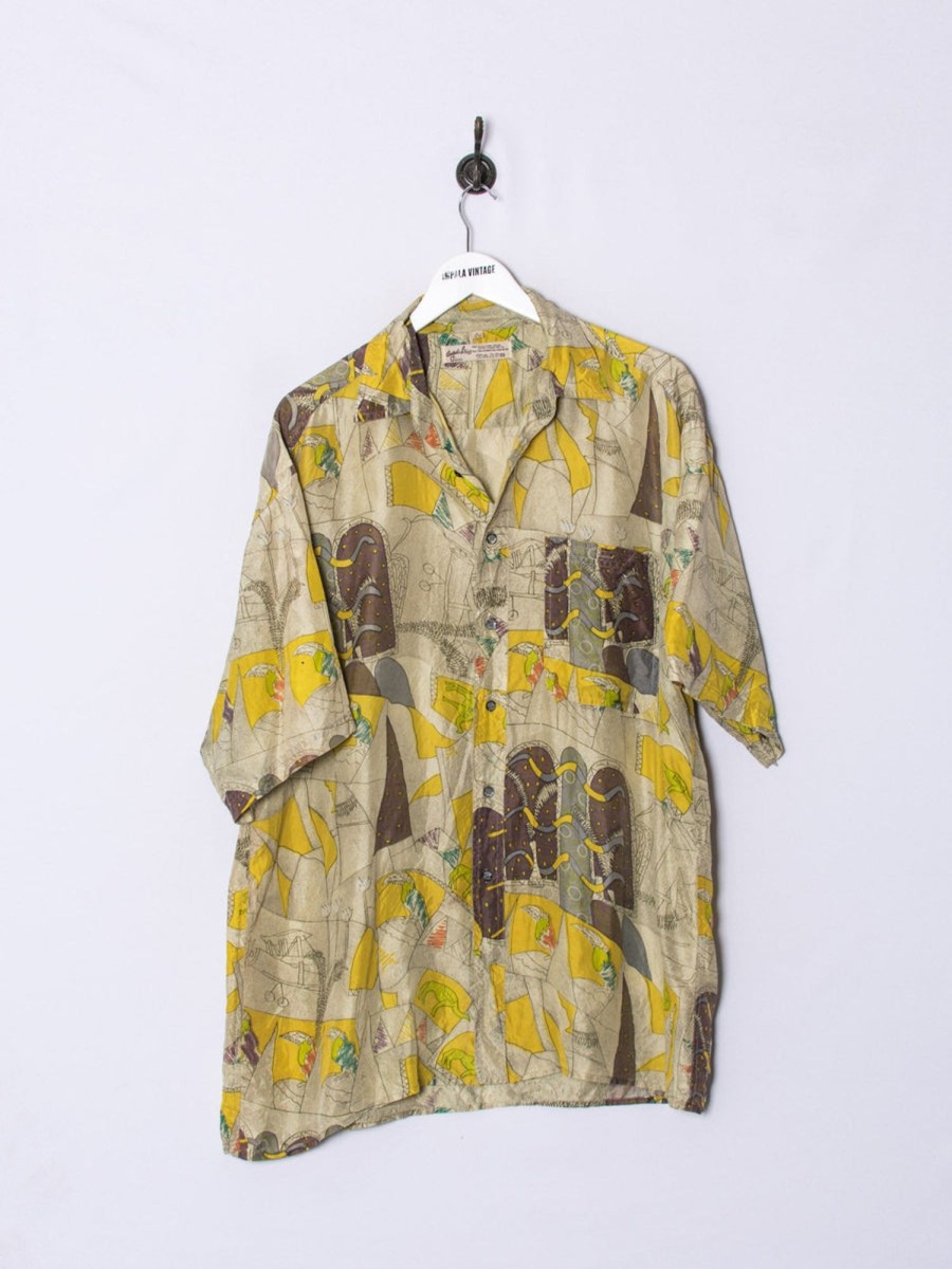 Impalavintage Angelo Litrico Silk Shirt Best