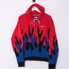 Impalavintage Nike Red Rework Hoodie Online