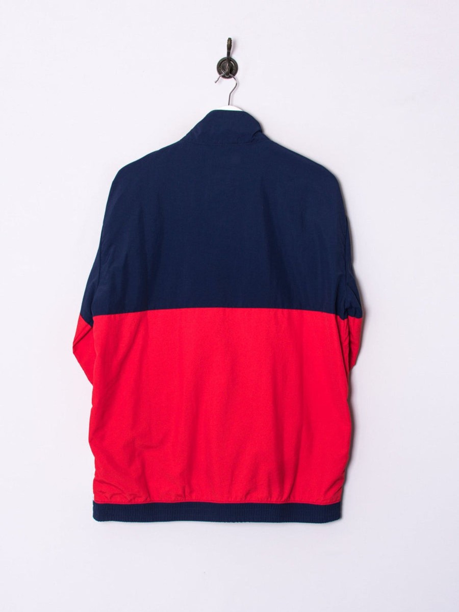 Impalavintage Champion Blue & Red Middled Zipper Light Jacket Online