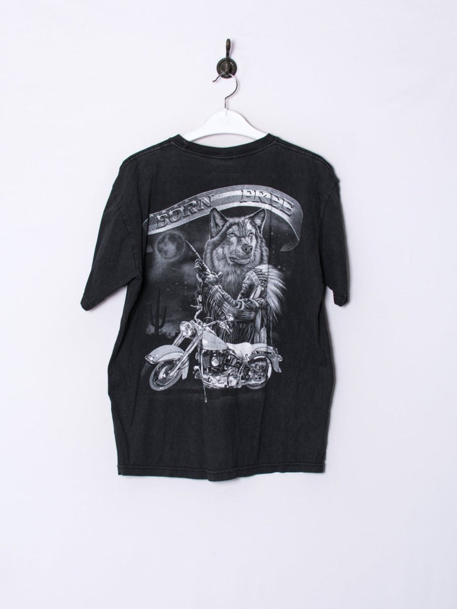 Impalavintage Rock Black Cotton Tee Best