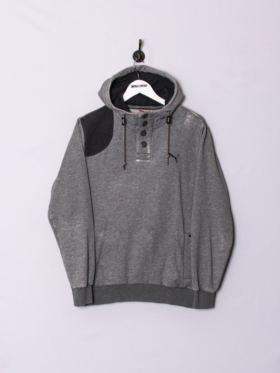 Impalavintage Puma Grey Ii Hoodie New