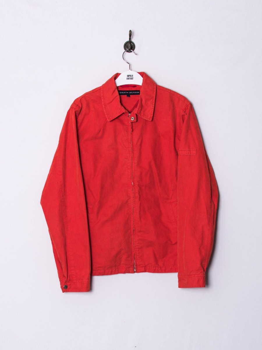 Impalavintage Tommy Hilfiger Orange Jacket Clearance