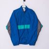 Impalavintage Guerrier Blue & Green Light Track Jacket Clearance