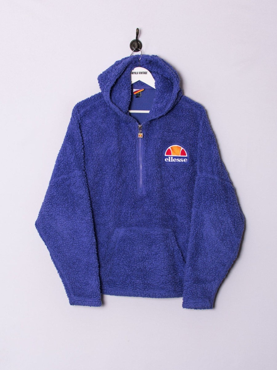 Impalavintage Ellesse Purple Fleeced Hoodie Best