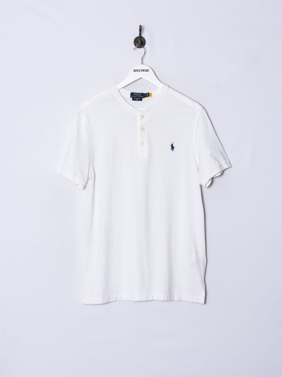 Impalavintage Polo Ralph Lauren White Poloshirt Hot