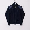 Impalavintage Akrobat I Navy Blue Velvet Jacket Wholesale