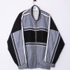 Impalavintage Grey Stripe Track Jacket Hot