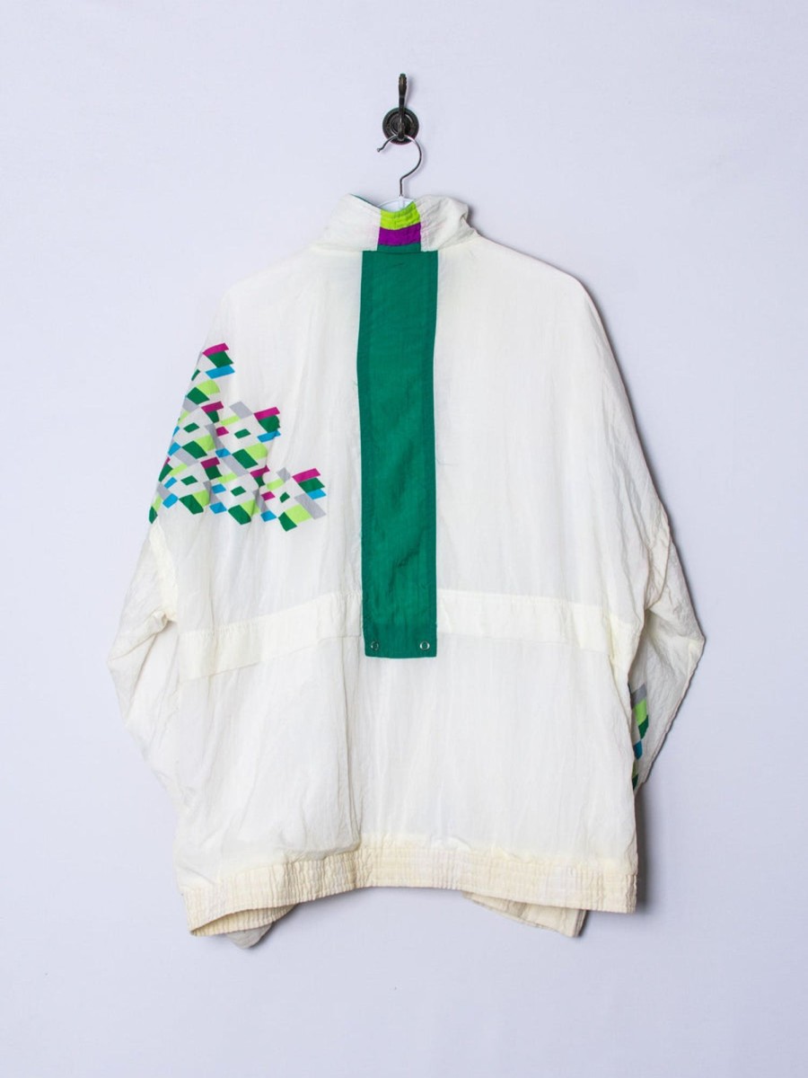 Impalavintage Lotto White Retro Shell Jacket Best