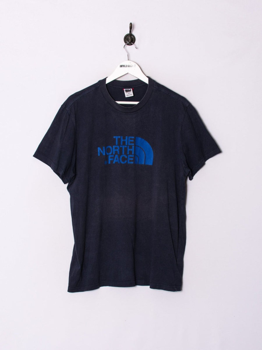 Impalavintage The North Face Blue Cotton Tee Best