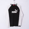 Impalavintage Puma Black & White Long Sleeves Tee New