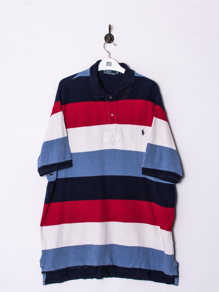 Impalavintage Polo Ralph Lauren Stripes Poloshirt Hot