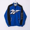 Impalavintage Reebok Blue & Black Retro Track Jacket New