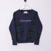 Impalavintage Champion Navy Blue I Rework Sweatshirt Online