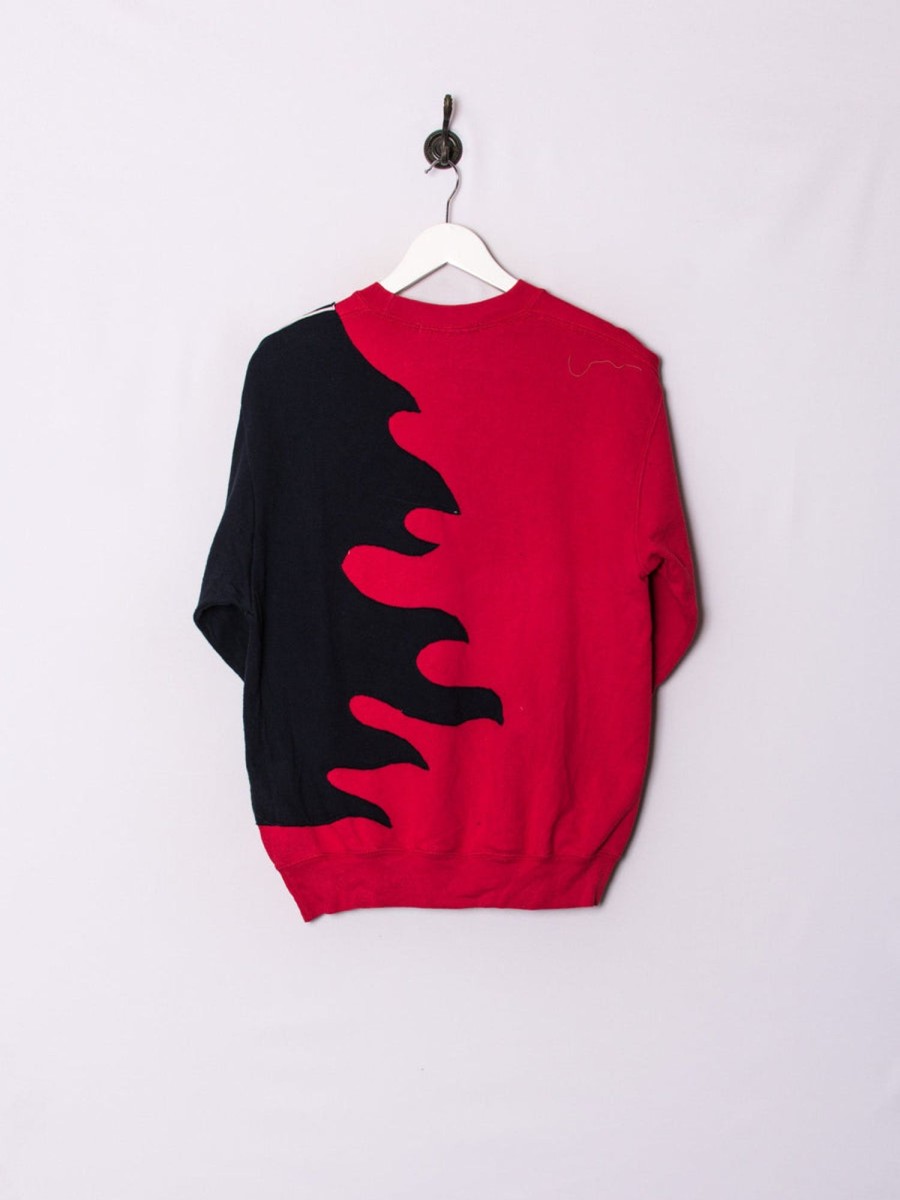 Impalavintage Nike Red Burn Rework Sweatshirt Hot