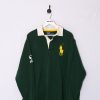 Impalavintage Polo Ralph Lauren Green Long Sleeves Poloshirt Best