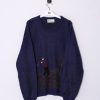 Impalavintage Bizzarro Purple Ii Sweater Hot