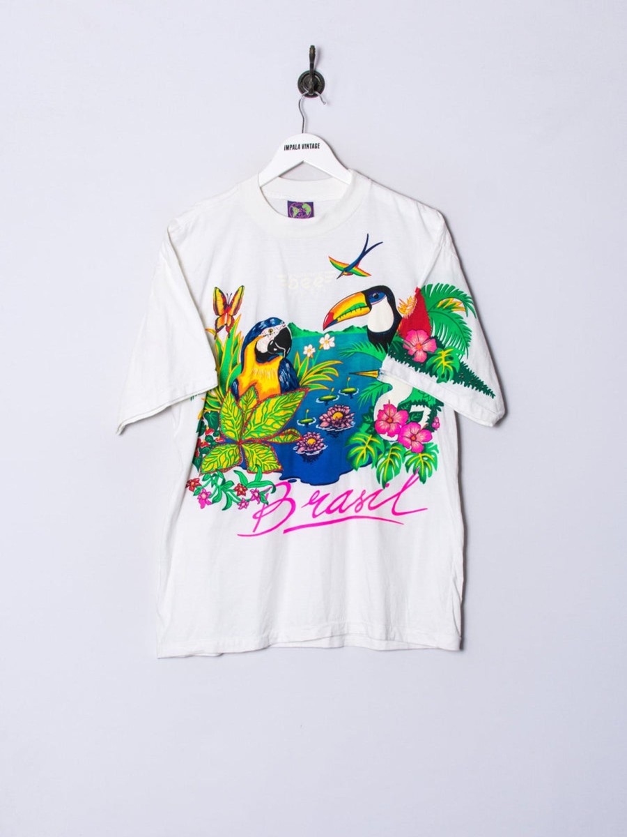 Impalavintage Brasil Bee Tucan Cotton Tee Online