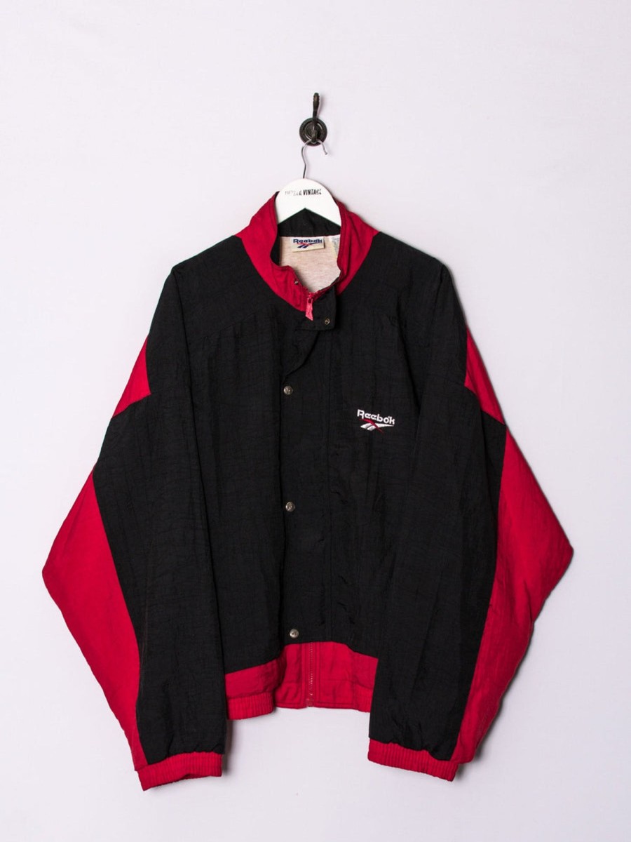 Impalavintage Reebok Black & Red Shell Jacket Online