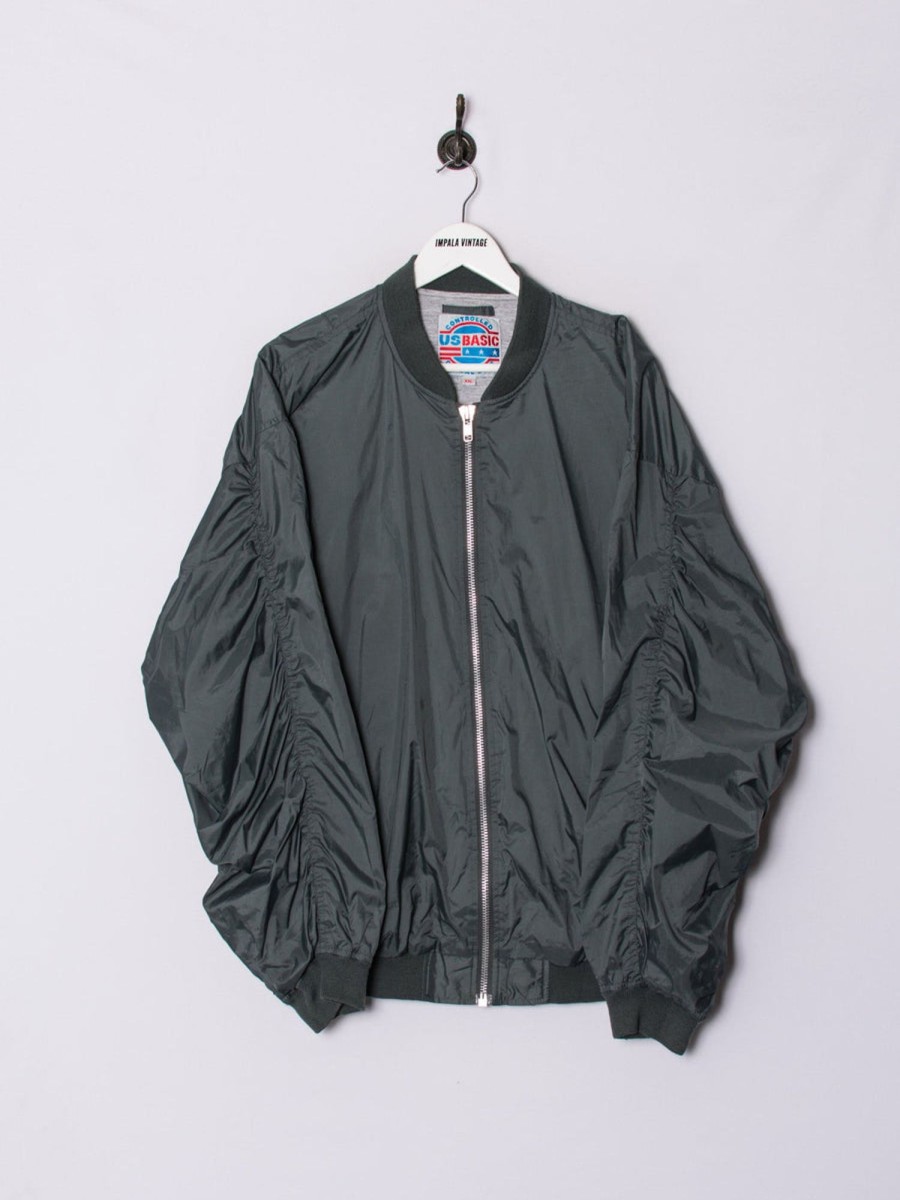 Impalavintage Us Basic Shell Bomber Jacket Hot