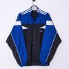 Impalavintage Adidas Blue & Black Ii Track Jacket New