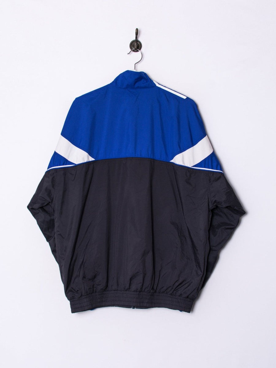 Impalavintage Adidas Blue & Black Ii Track Jacket New