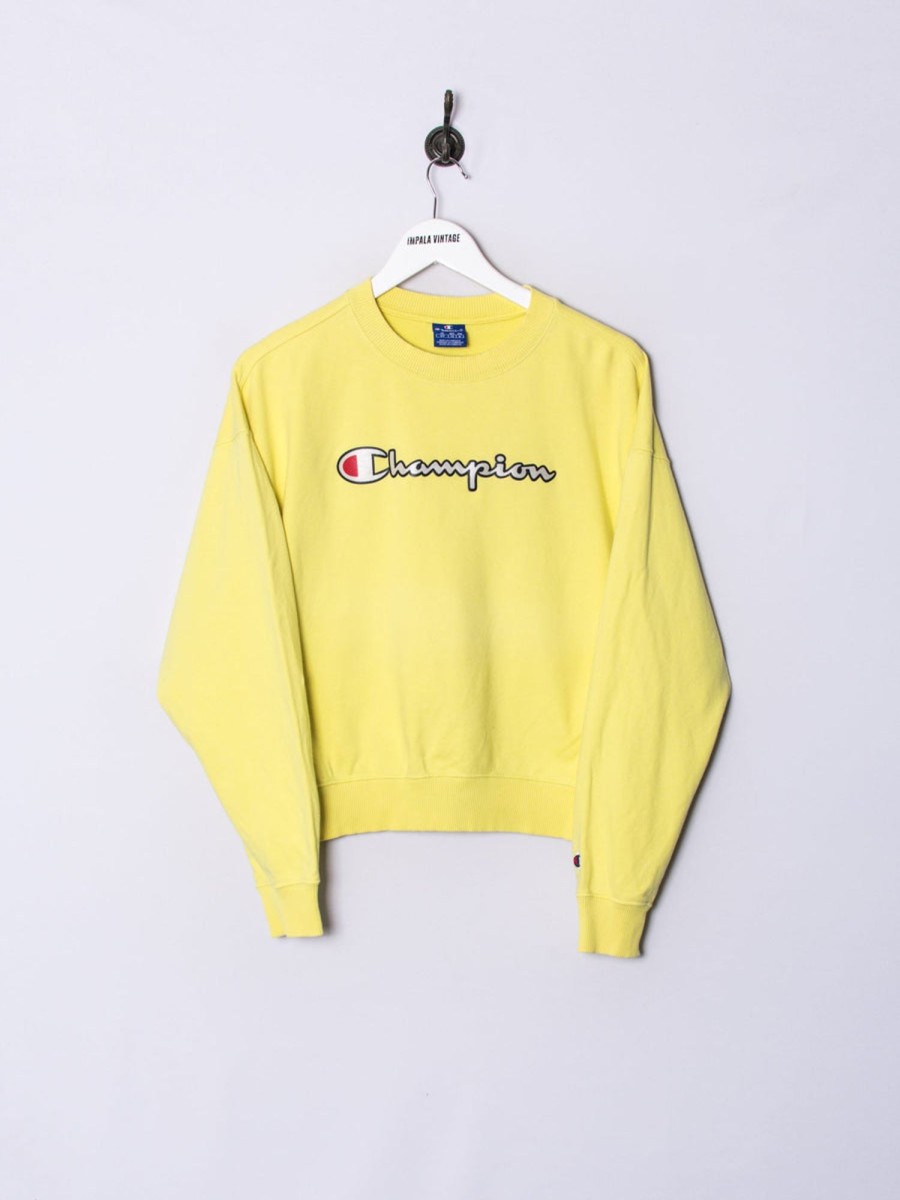 Impalavintage Champion Yellow Ii Sweatshirt Online