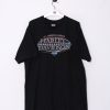 Impalavintage Harley Davidson Black Retro Tee Wholesale