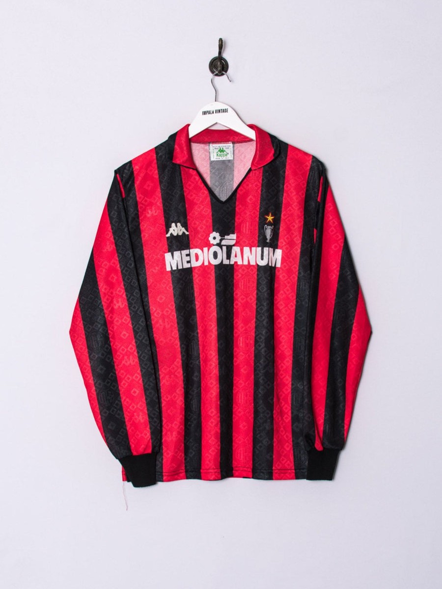 Impalavintage Ac Milan Kappa Official Football 1988/1990 Long Sleeves Jersey Online