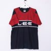 Impalavintage Lee Red & Blue Cotton Tee Hot