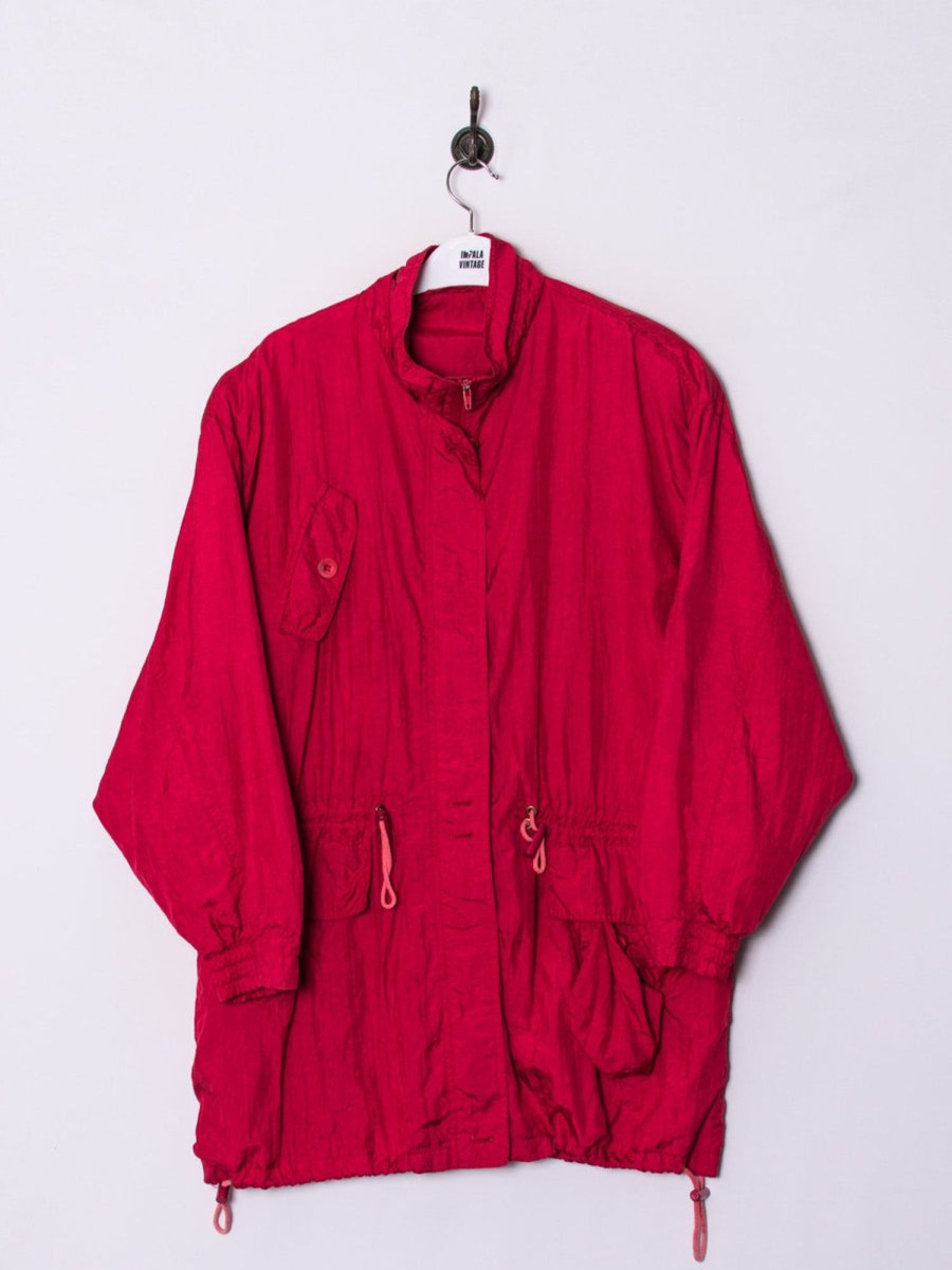 Impalavintage Red I Long Shell Jacket Best