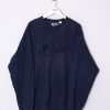 Impalavintage Fila Navy Blue Sweatshirt New