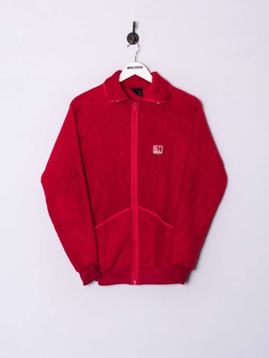 Impalavintage Helly Hansen Red Zipper Fleece New