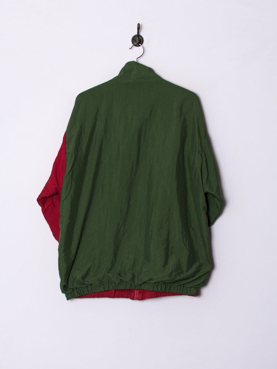 Impalavintage Green & Red Fashion Shell Jacket Wholesale