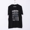 Impalavintage Adidas Black Cotton Tee Clearance