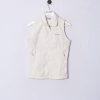 Impalavintage Columbia White Vest Fleece Hot