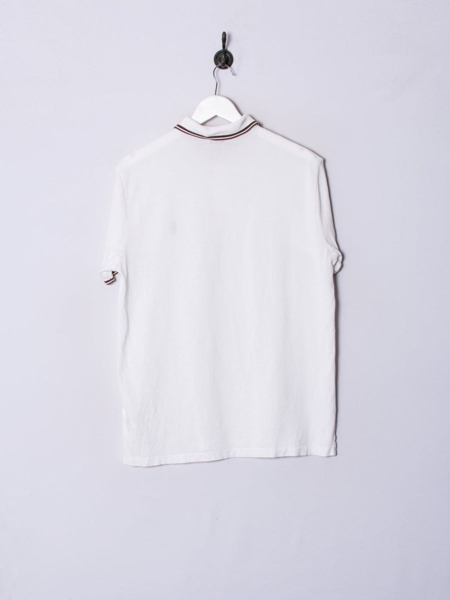 Impalavintage Polo Ralph Lauren White Ii Poloshirt New