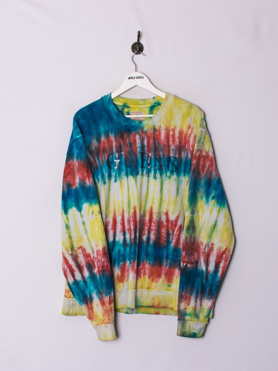 Impalavintage Guess Tie Dye Light Sweatshirt Hot